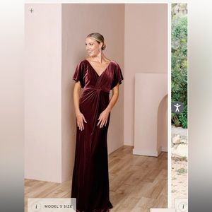 Revelry Gwen Velvet Dress